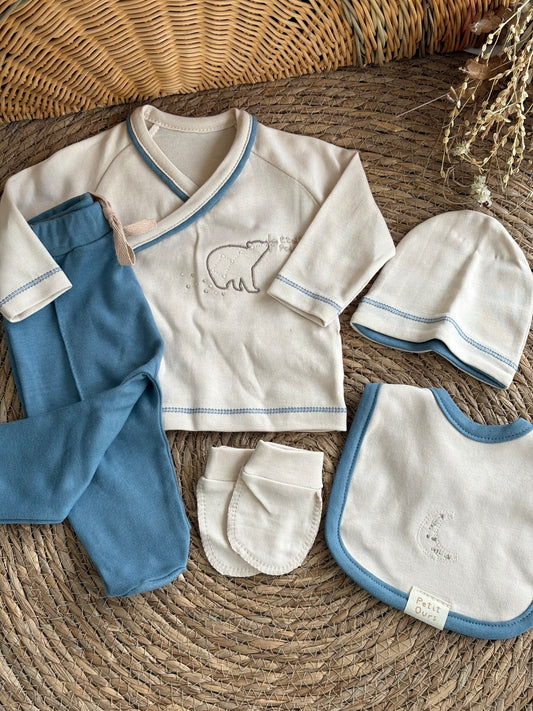 Little Bear Hospital Set of 5pcs-Dark Blue