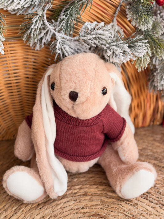 Lou Bunny-Sweater Burgendy