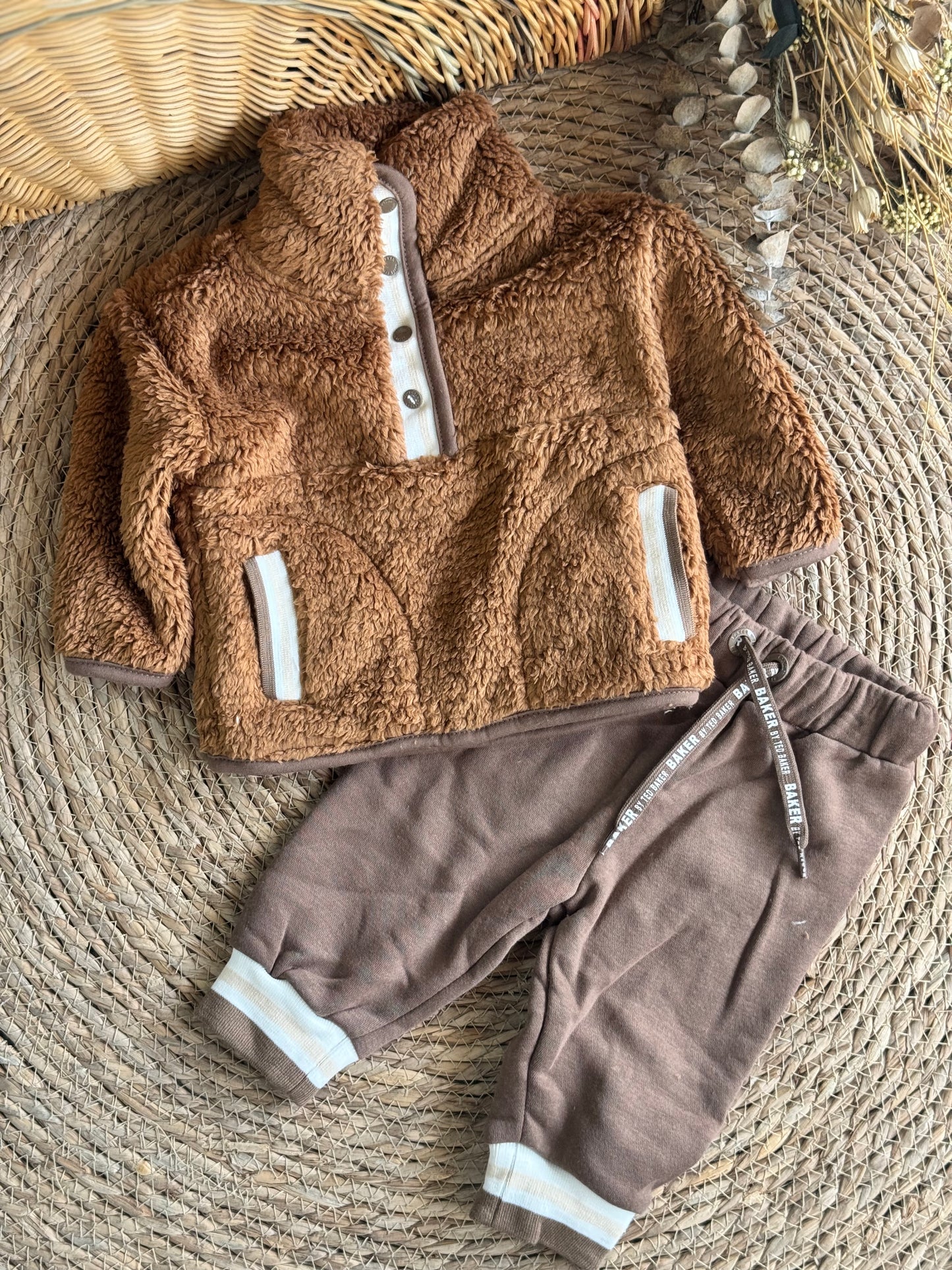 Sherpa Jogger Set - Havane