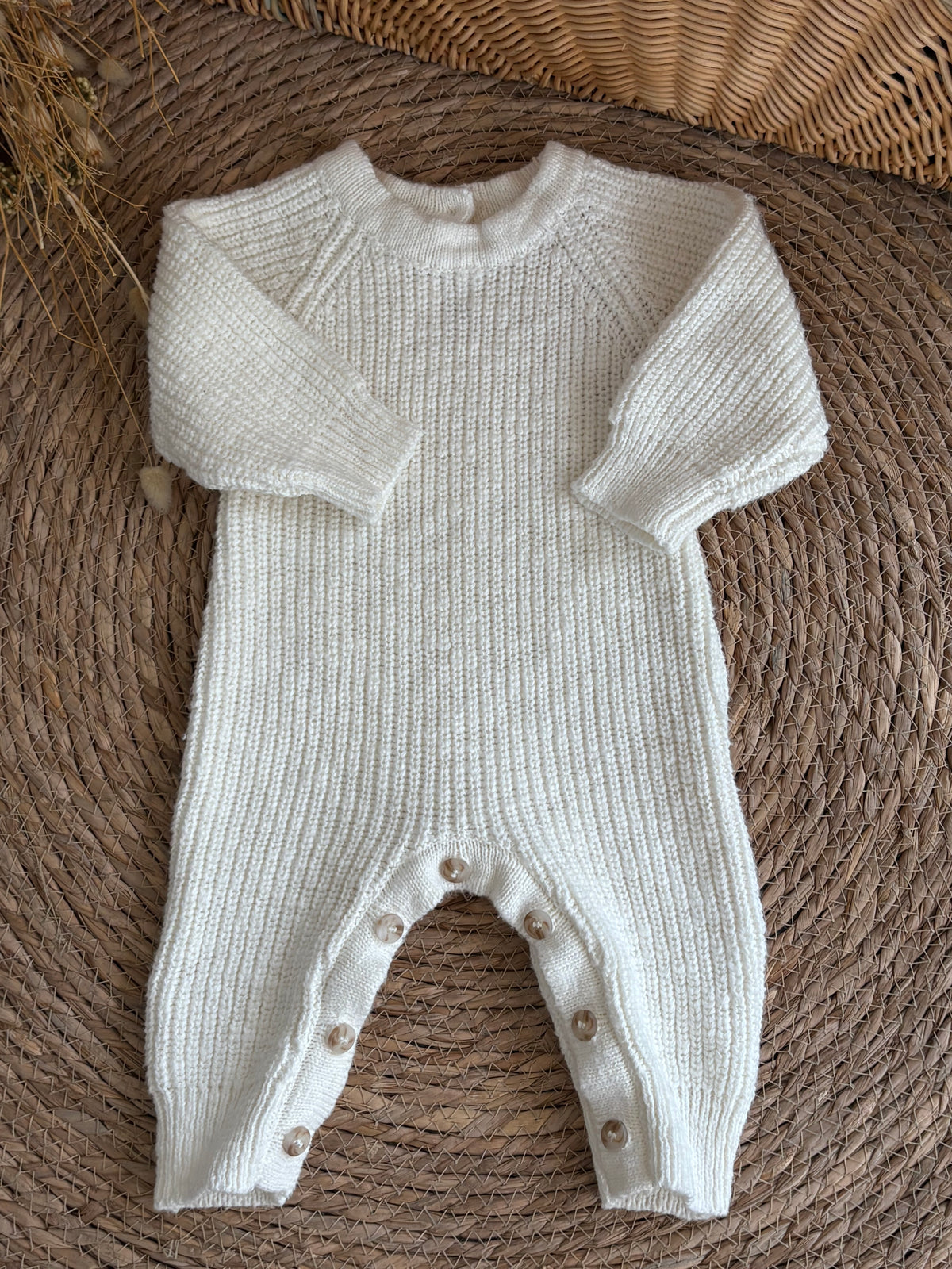 Snowflake Knit Overall