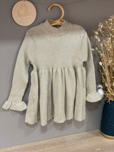 Load image into Gallery viewer, Ribbed Wool Dress-Beige
