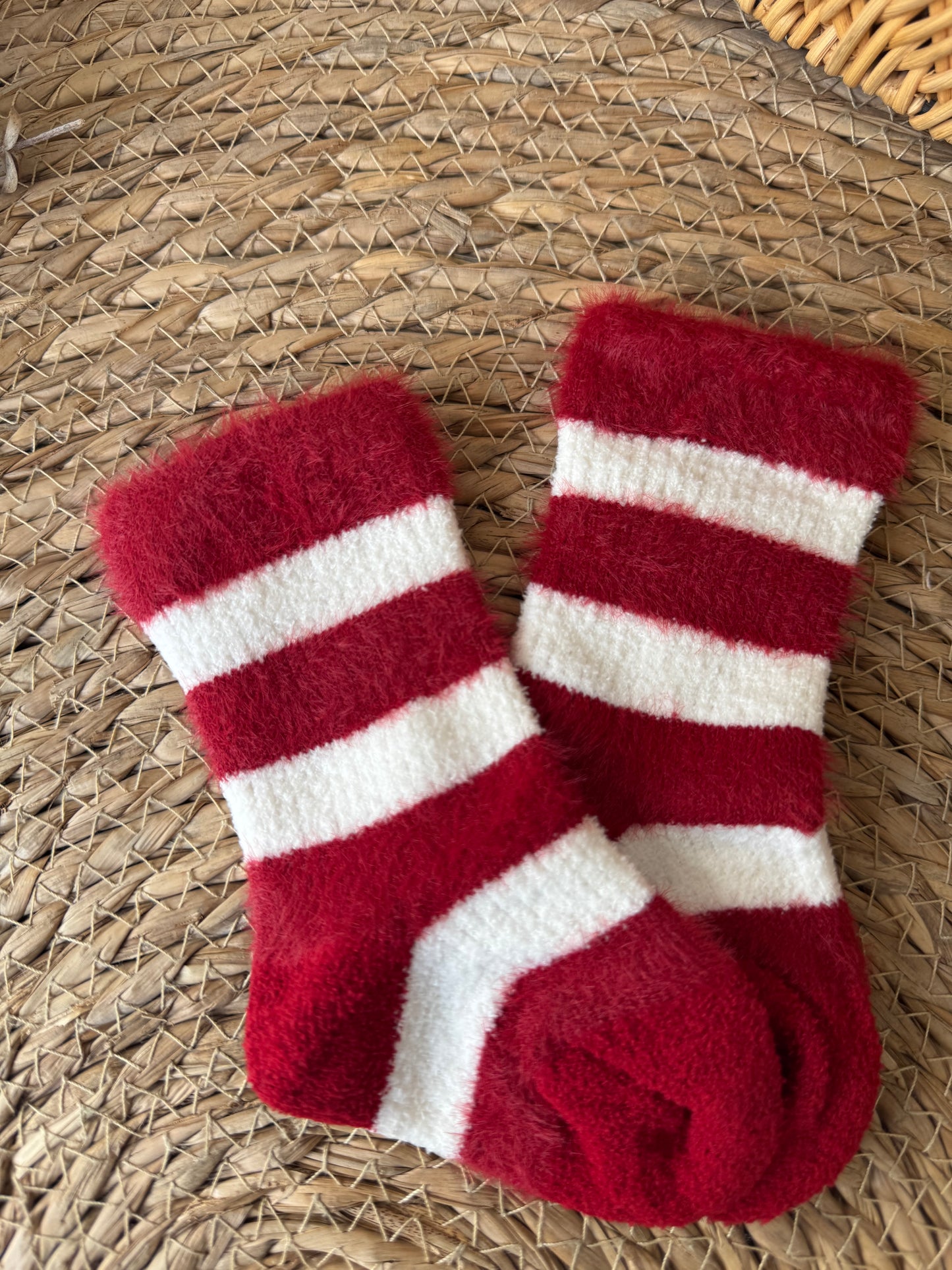 Candy cane socks