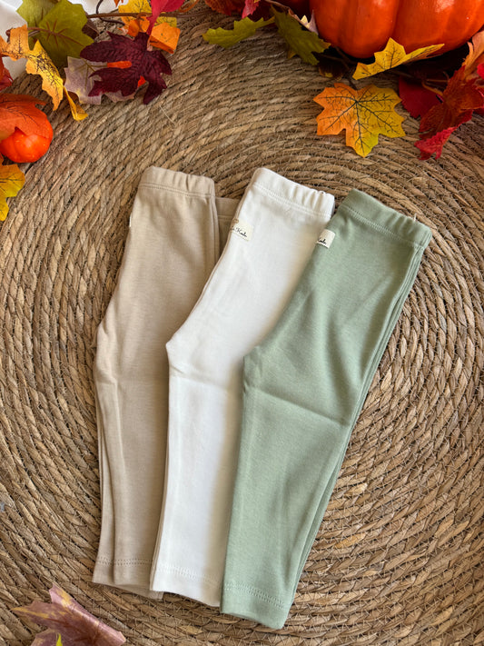 Cotton Leggings Set of 3