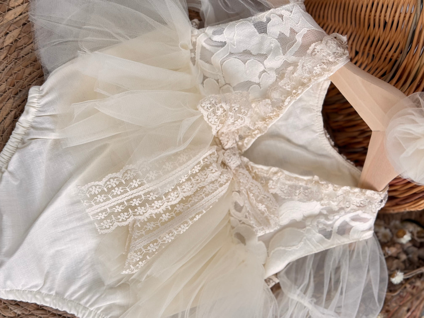 Vintage Pearl Tulle Set