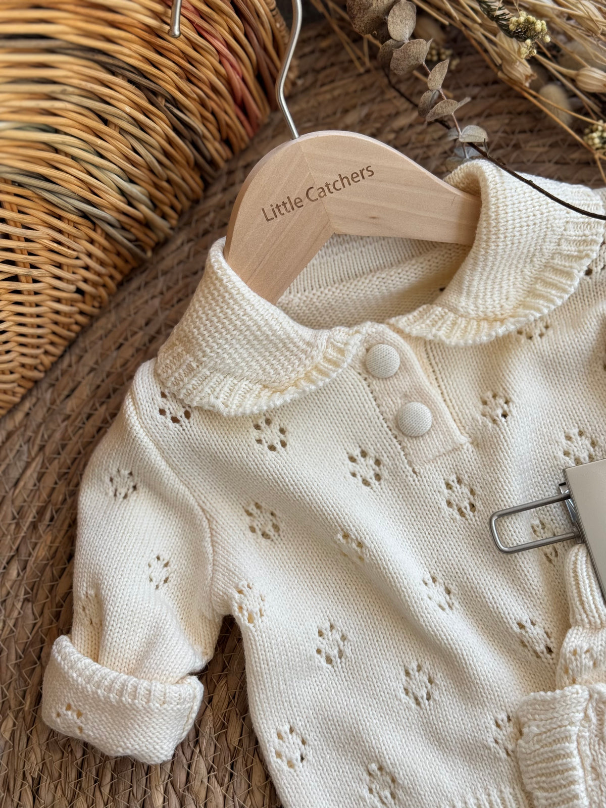 Ivory Knitted Set-Offwhite