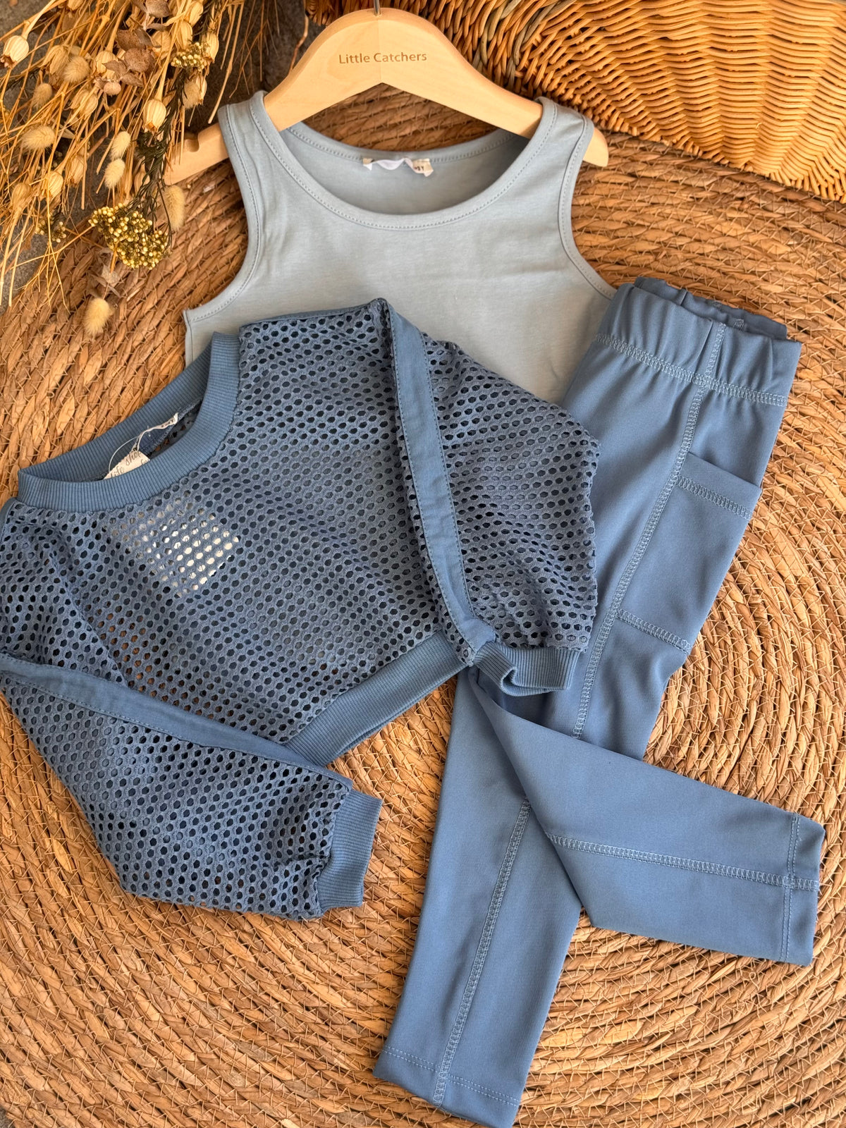 Blue Activewear Set of 3pcs