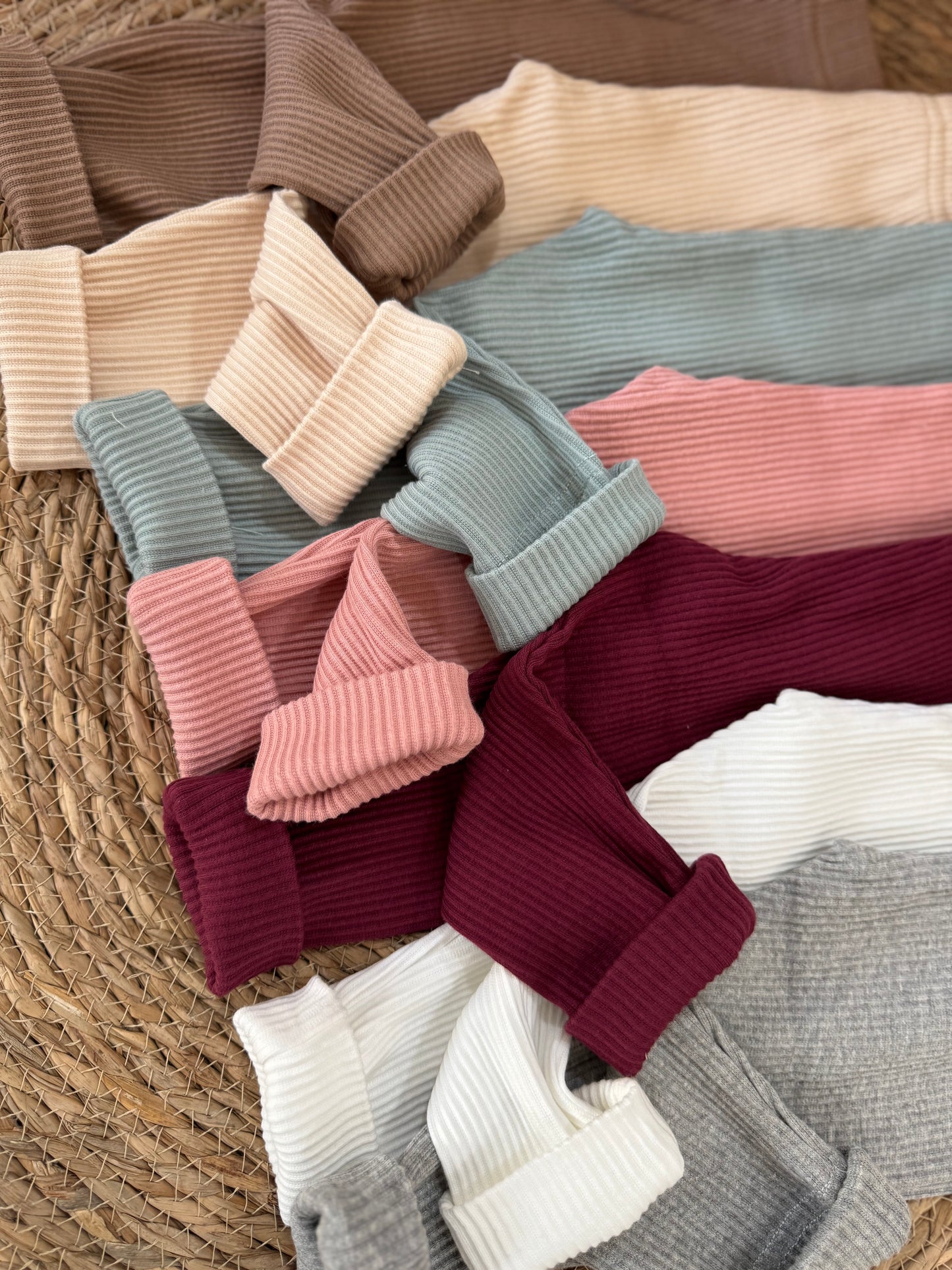Ribbed Cotton Leggings