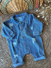 Load image into Gallery viewer, Oversized Denim Jumpsuit
