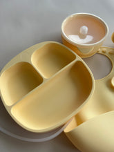 Load image into Gallery viewer, Silicone Feeding Set - Light Yellow
