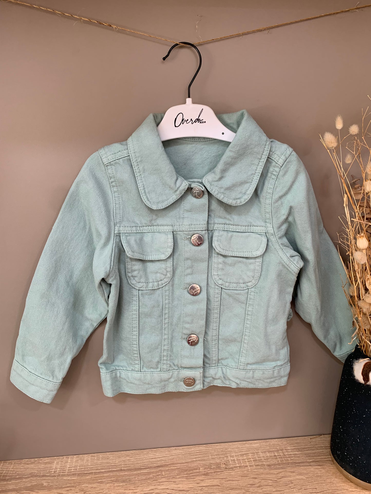 Bunny Denim Jacket - Mint