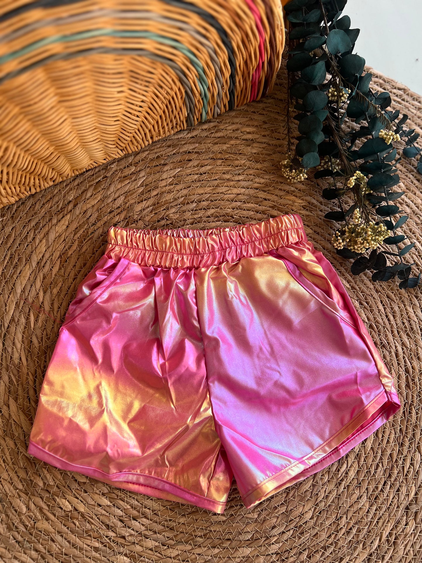 Metallic Short Pink