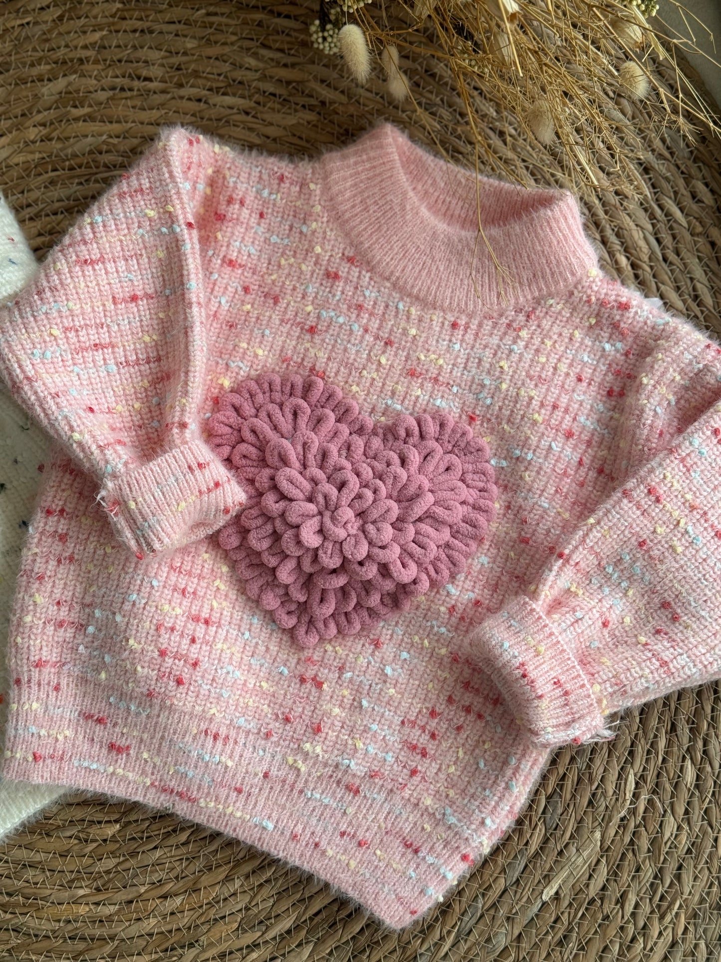 Heart Plush Sweater