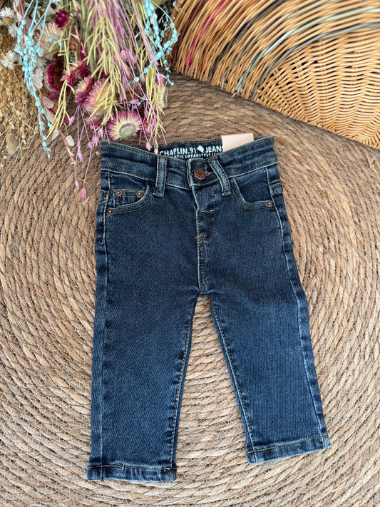 Classic Dark Wash Baby Jeans