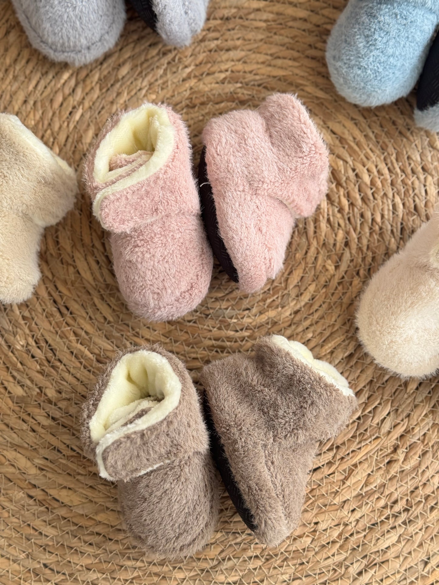 Fleece Baby Booties