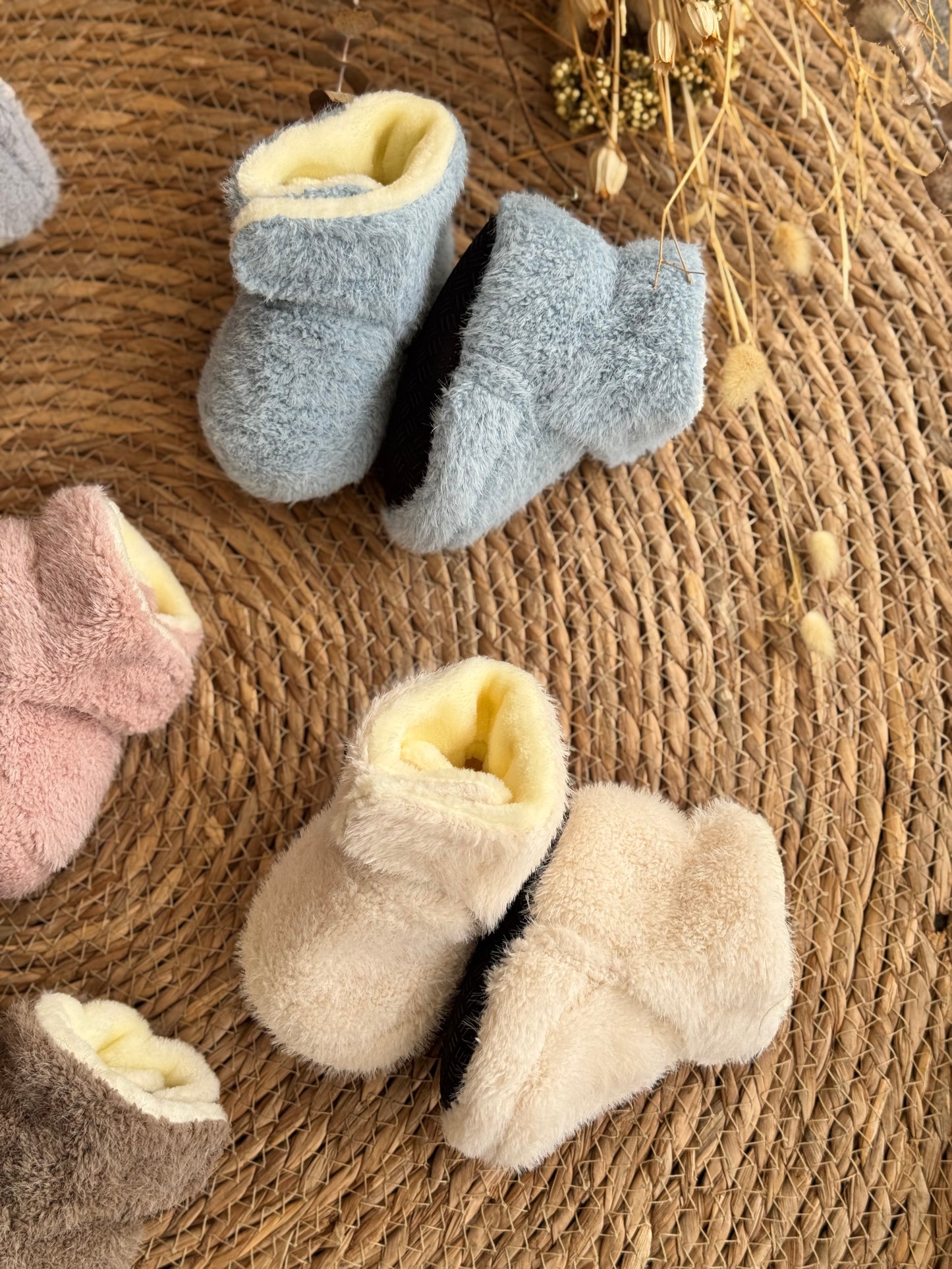 Fleece Baby Booties