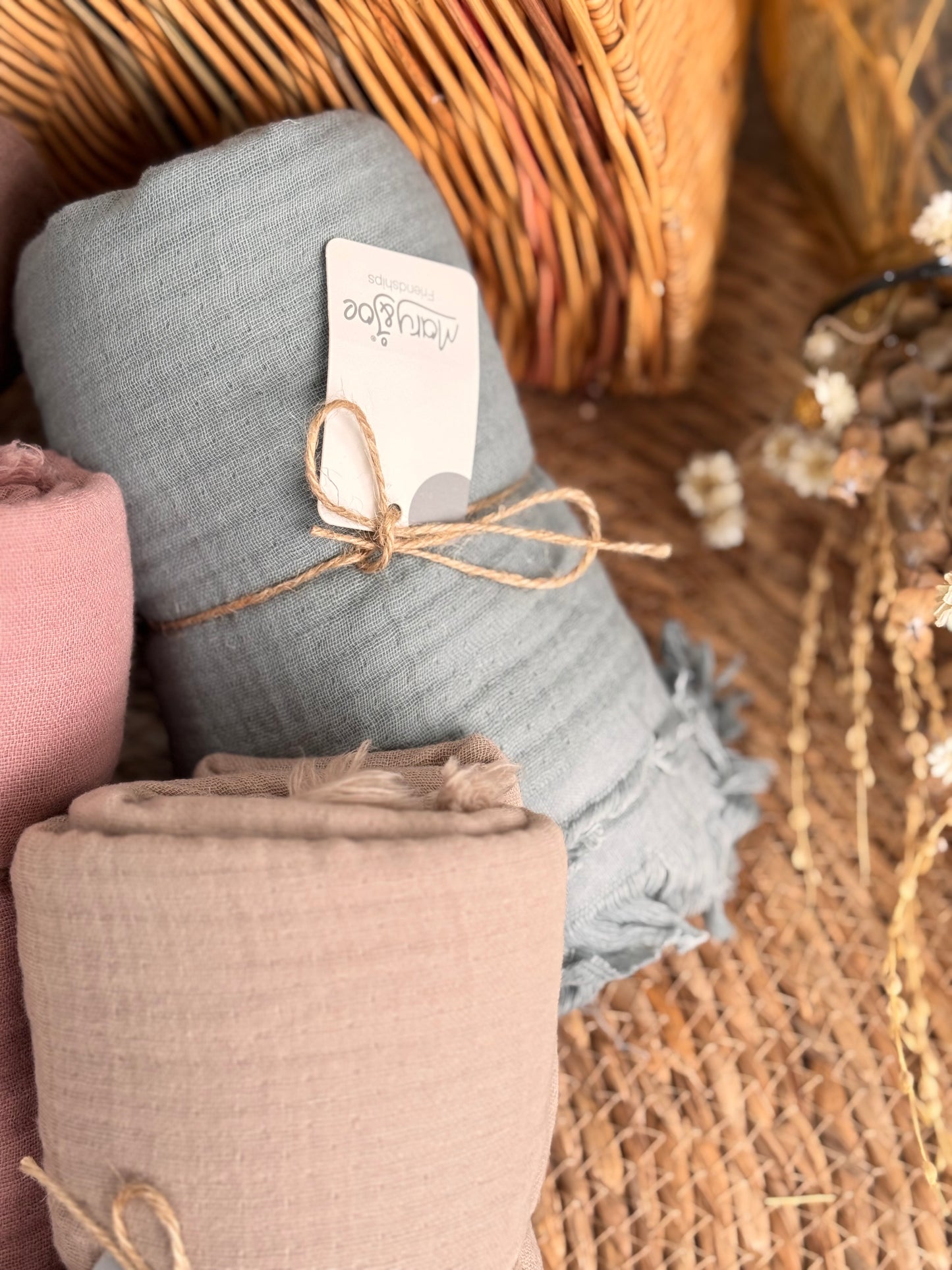 Linen Blanket 90x120 cm