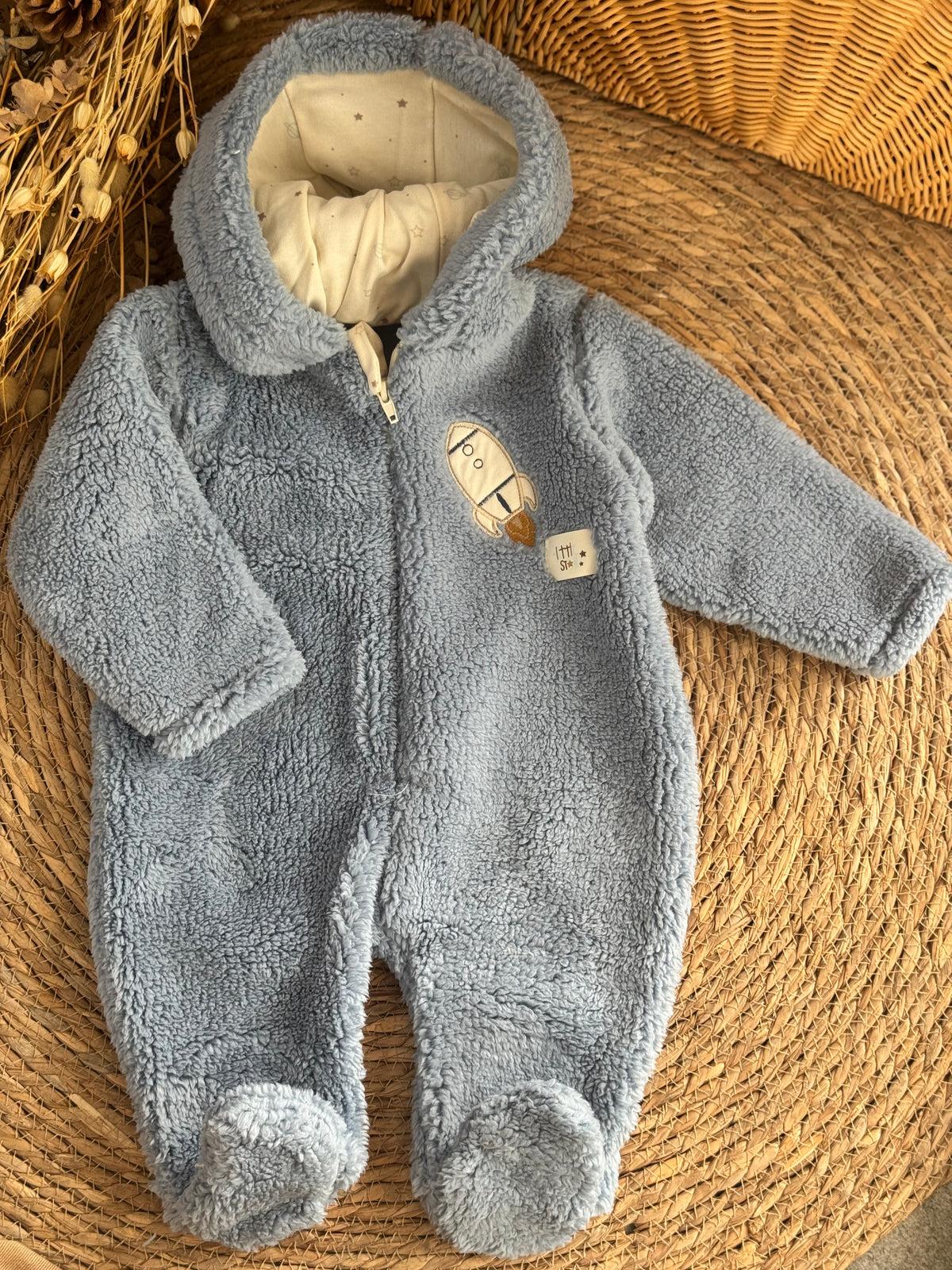 Space Sherpa jumpsuit-Blue