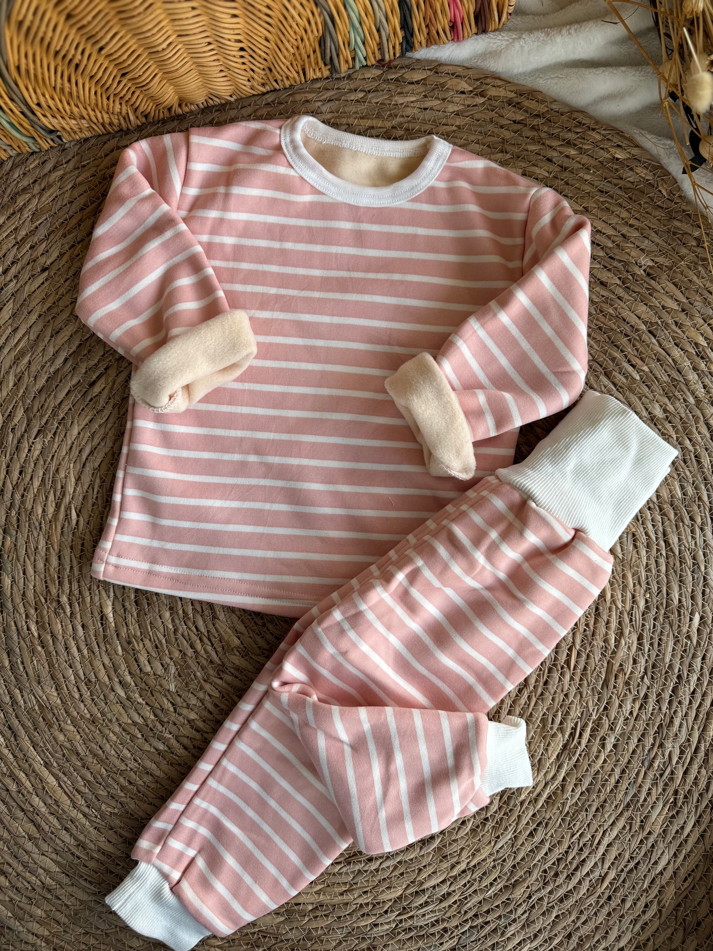 Fleeced Pjs - Pink