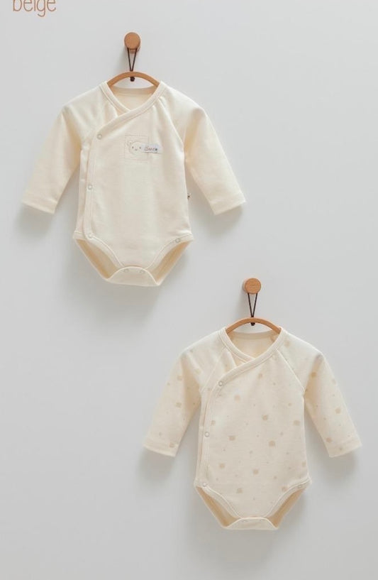 Teddy Bears Body Set Of 2 Pcs-Cream