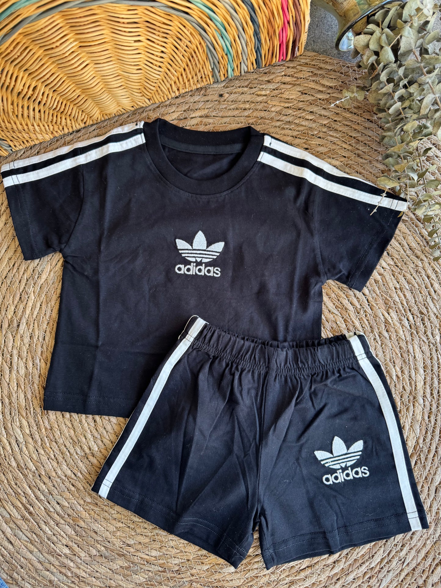 Black adidas set