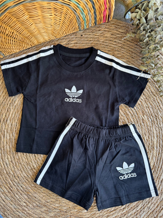 Black adidas set
