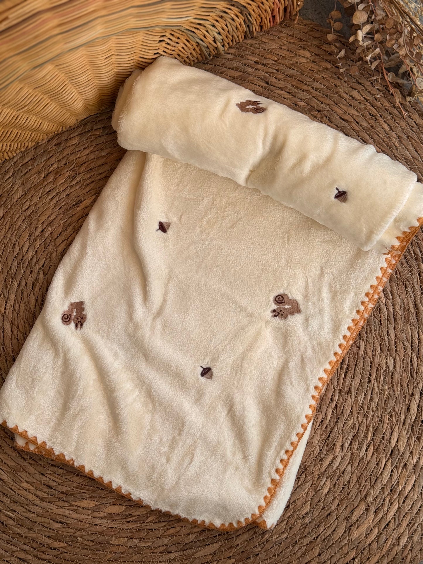 Woodland Friends Velvet Blanket