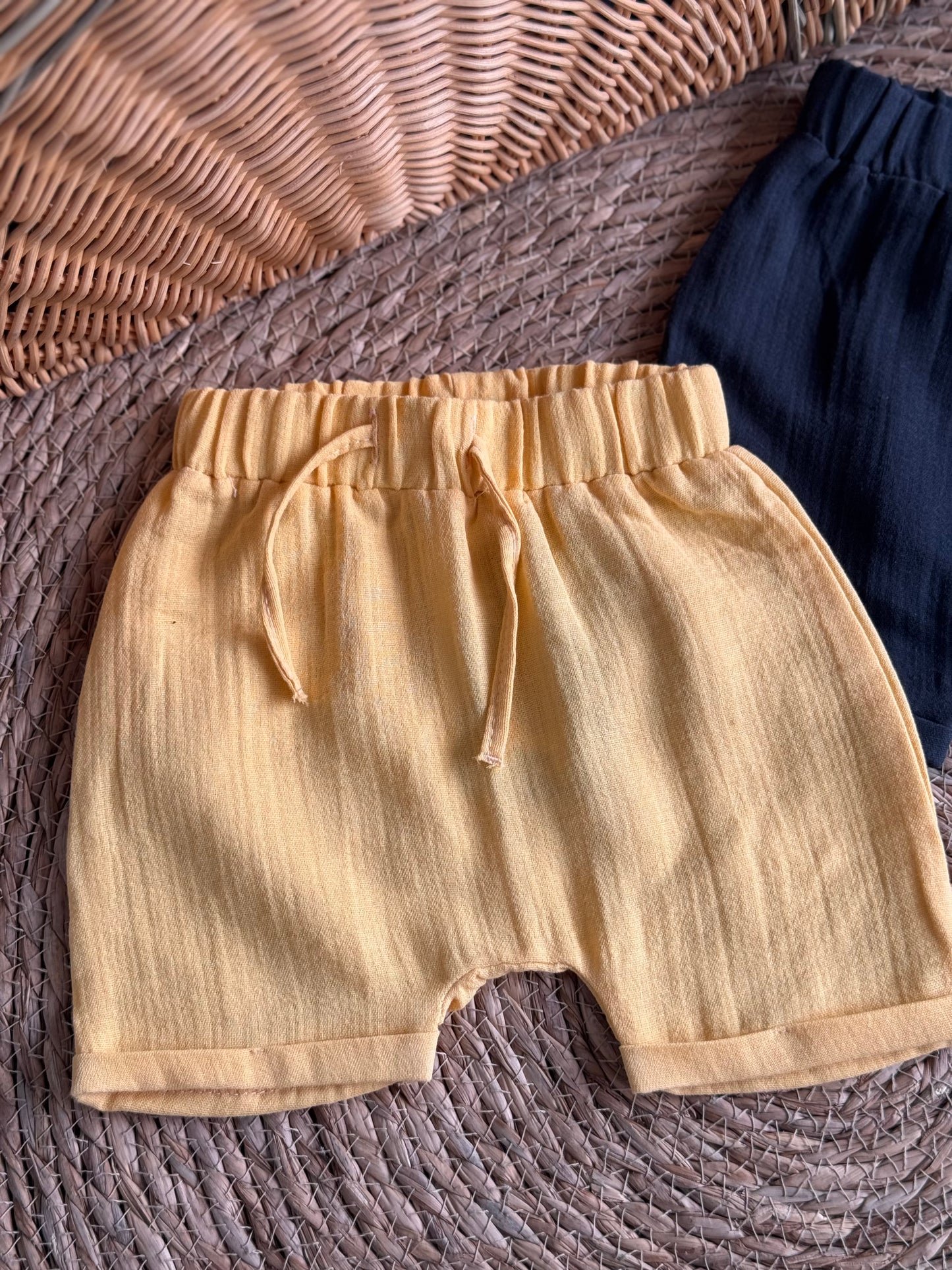 Texture Baby Shorts