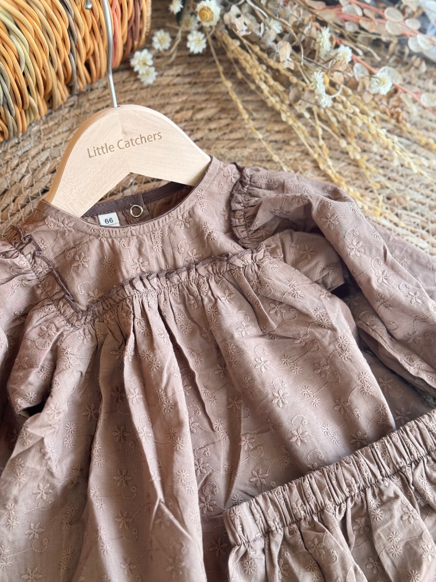 Heirloom Lace Bloomer Set-Brown