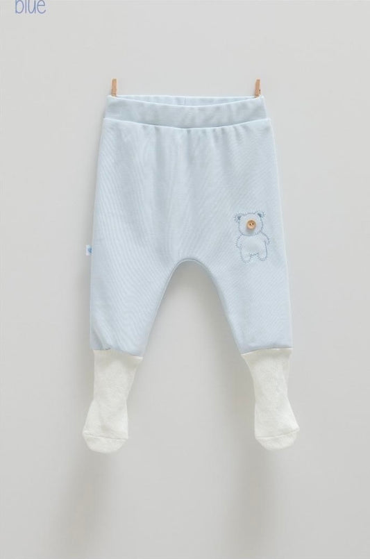 Cotton Pants-Blue