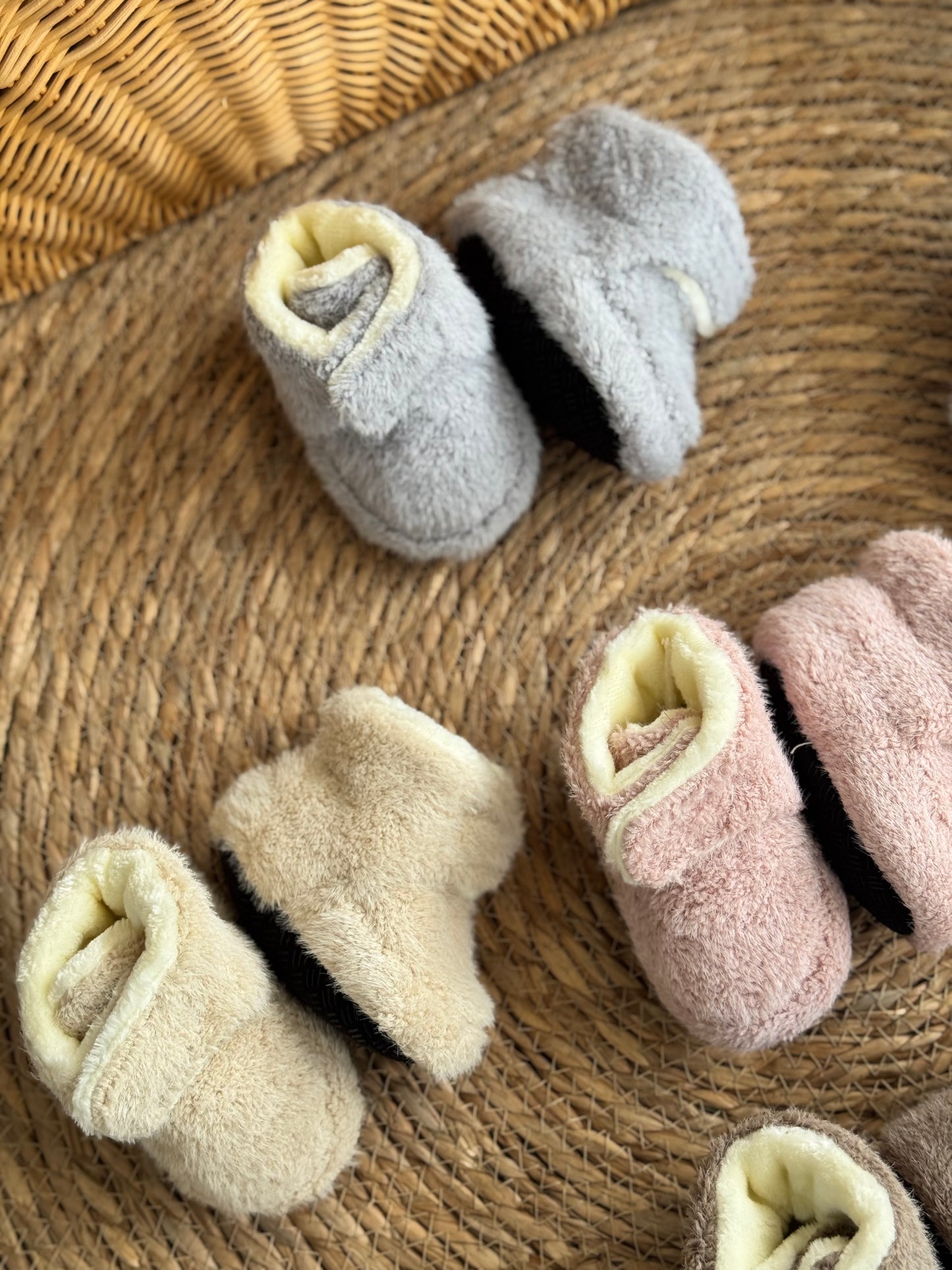 Fleece Baby Booties