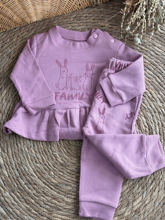 Family Cotton Set-Dusty Pink
