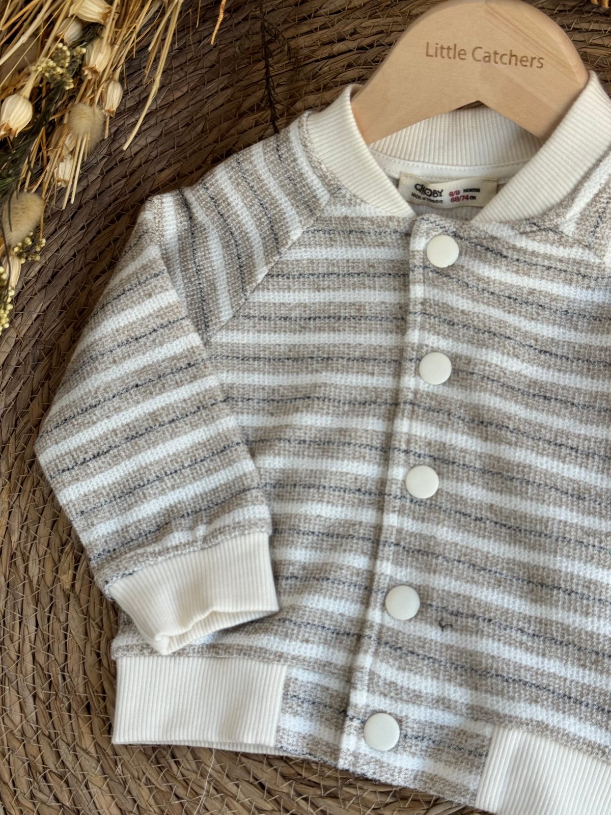 Classic Stripe Cardigan
