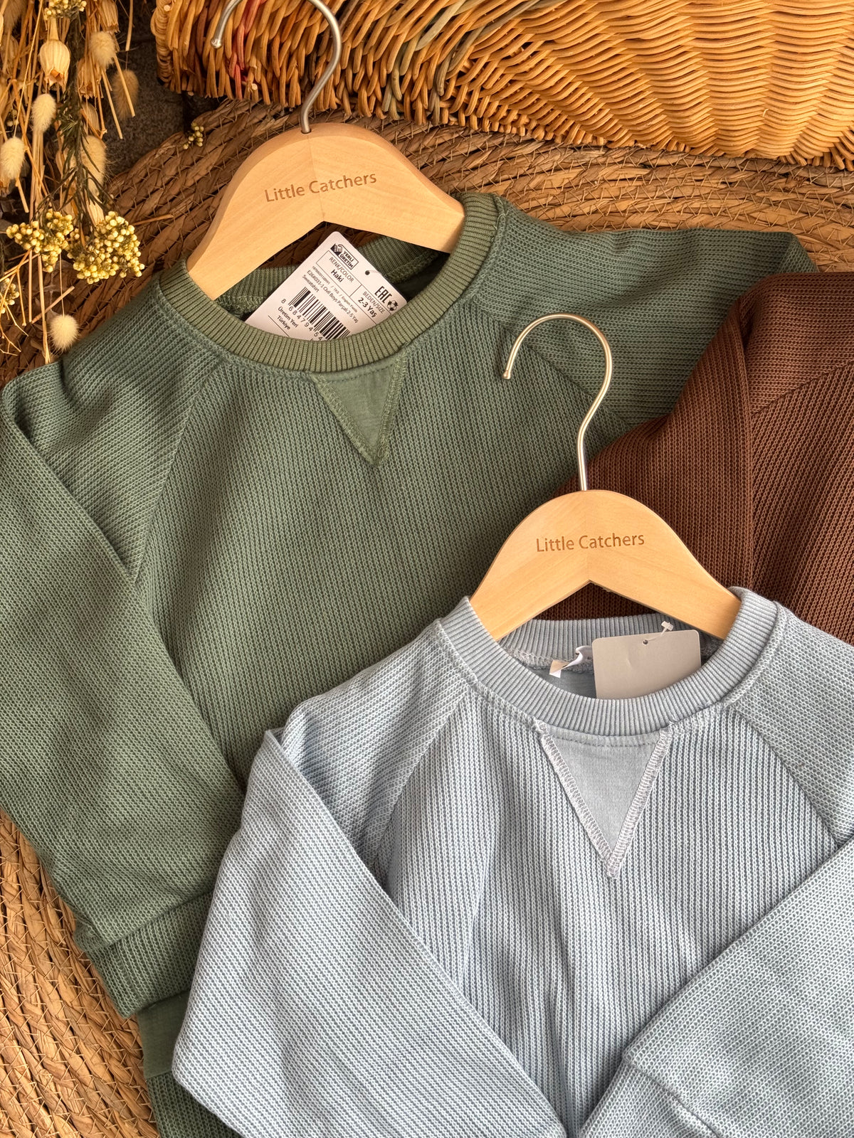 Ribbed Crewneck Sweatshirt