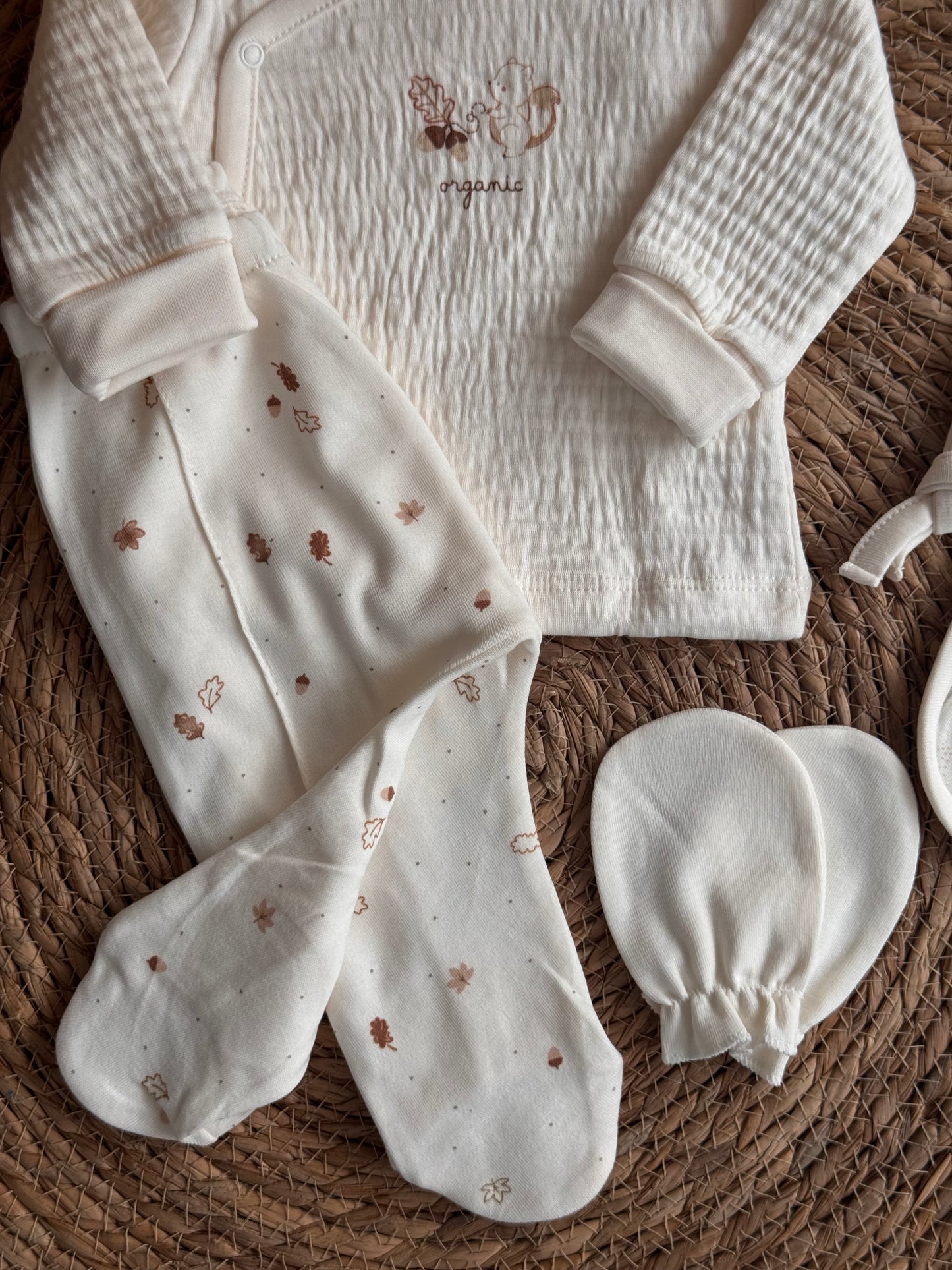 Little Woodland Organic Set 🍂🤍
