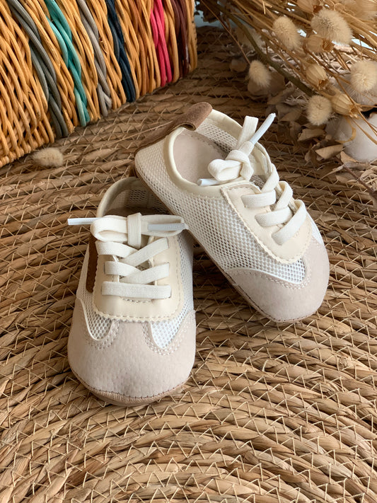 Baby Summer Shoes - Beige And Brown