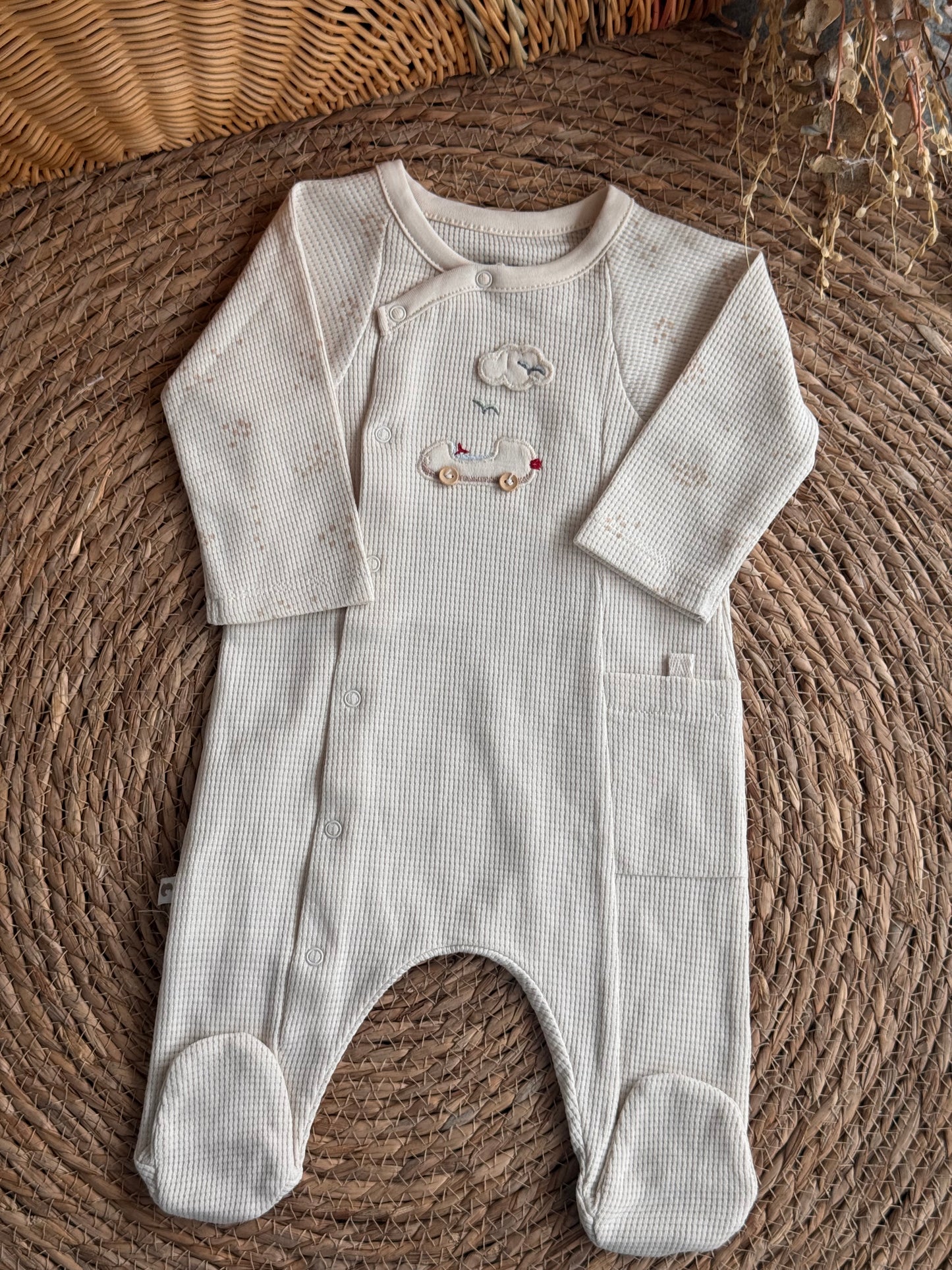 Little Aviator Overall - Beige