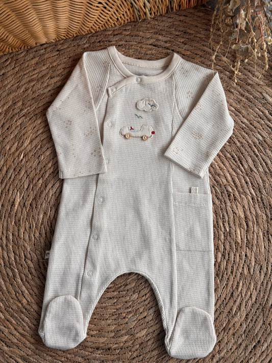 Little Aviator Overall - Beige