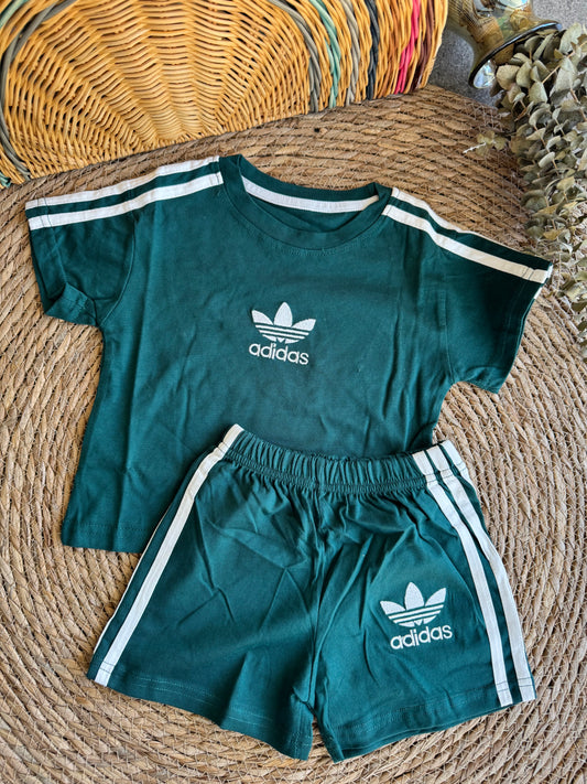 Green adidas set