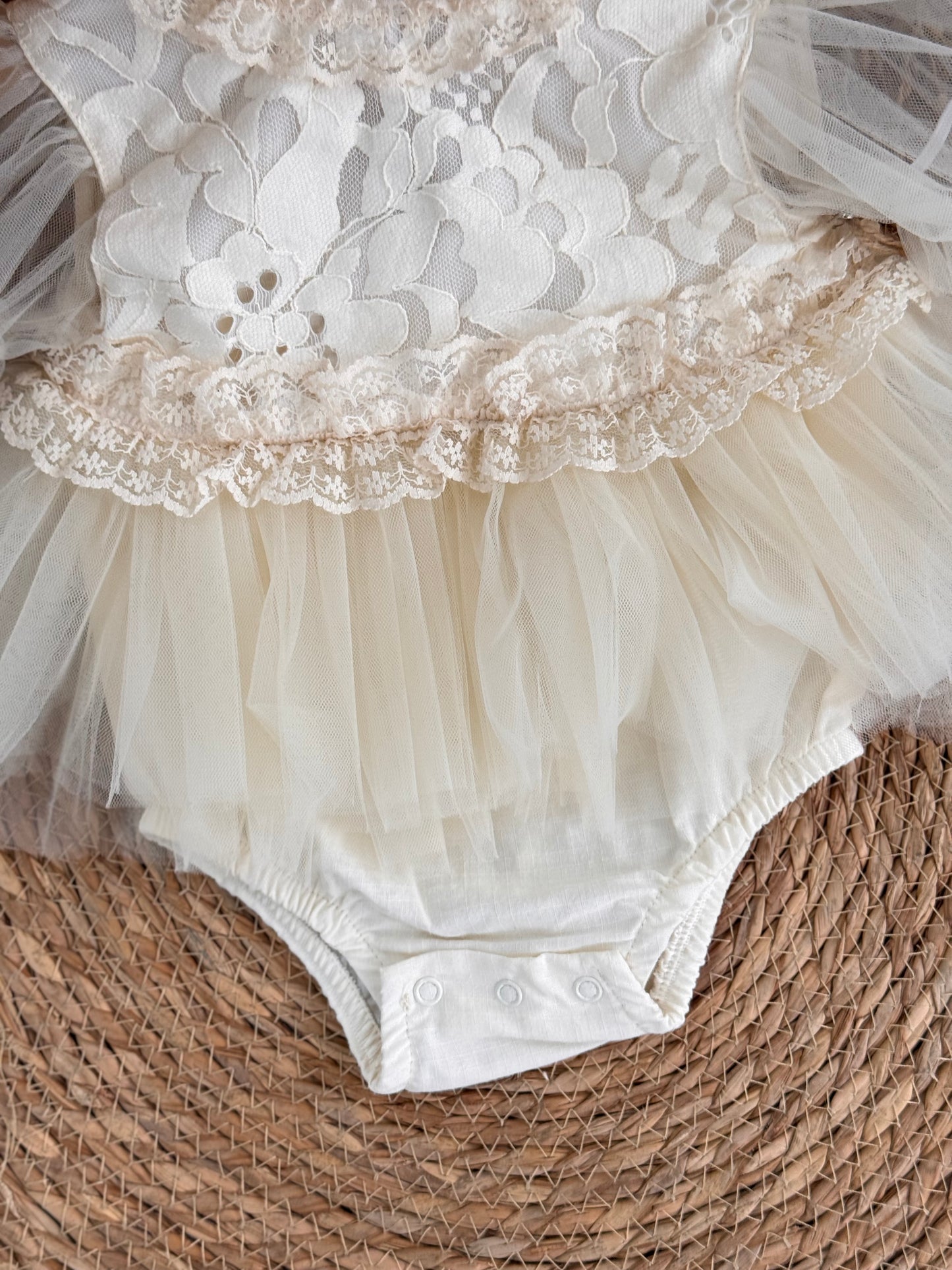 Vintage Pearl Tulle Set