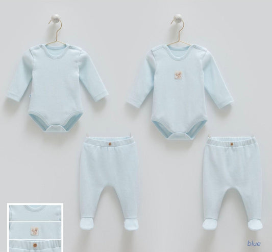 2 Basic Cotton Sets-Blue
