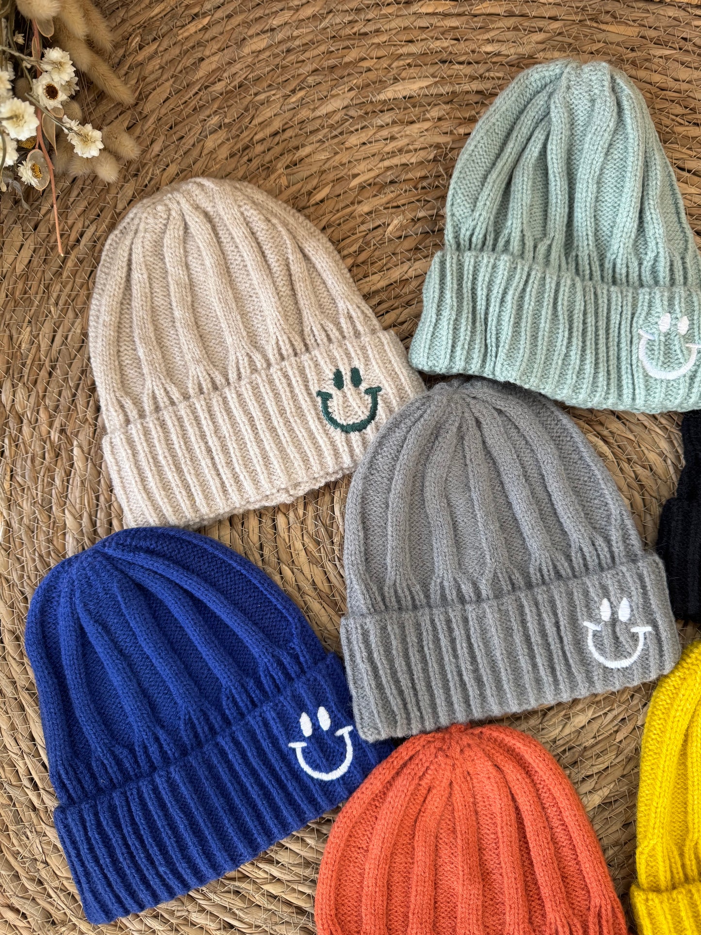 Smiley Knits Beanies for Toddlers