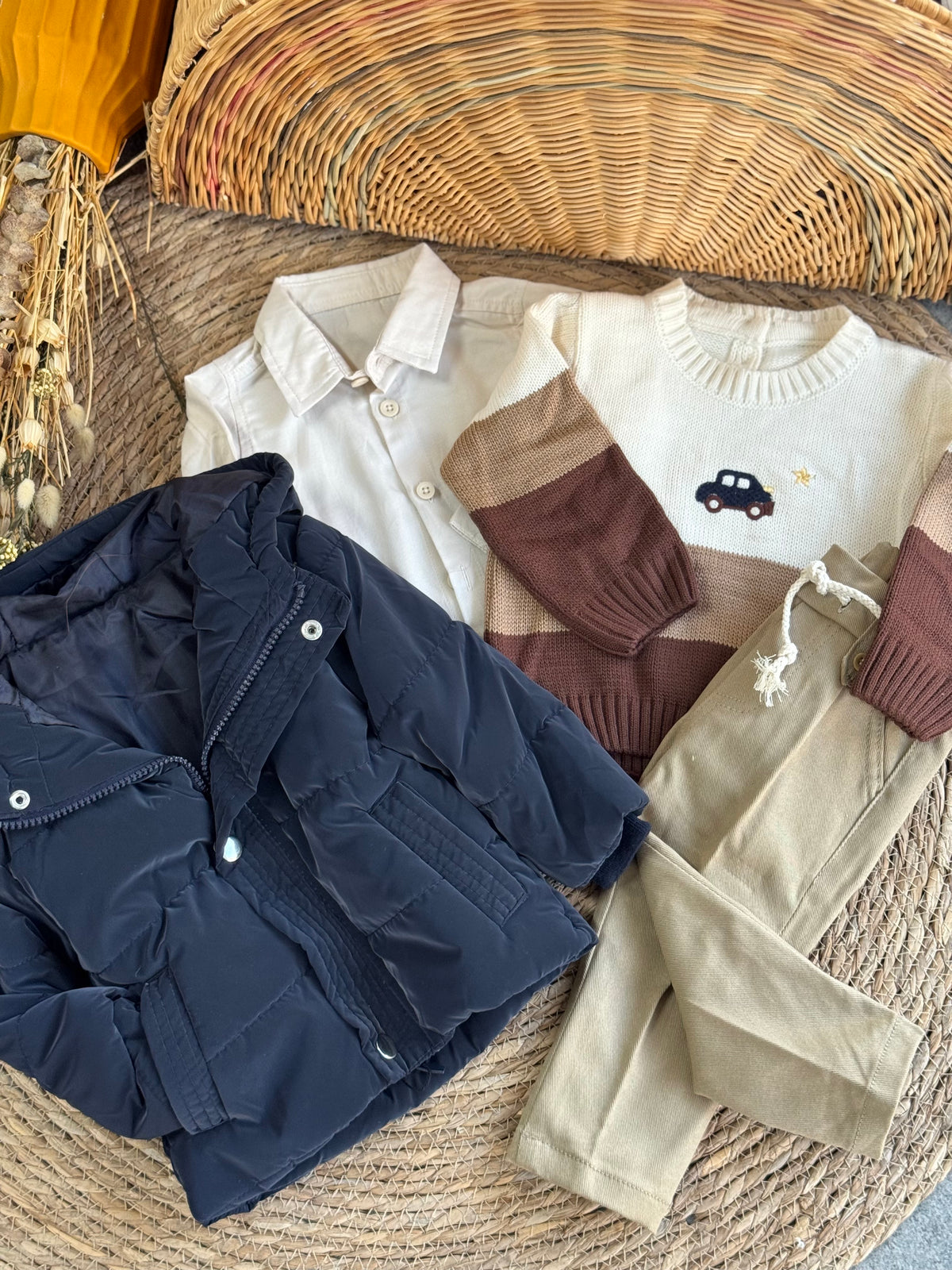 Cozy Autumn Baby Set of 4pcs