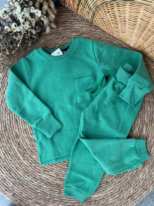 Cozy Fleece Set - Green