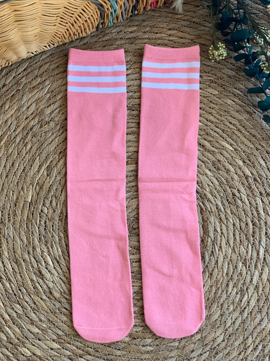 Pink Long Socks