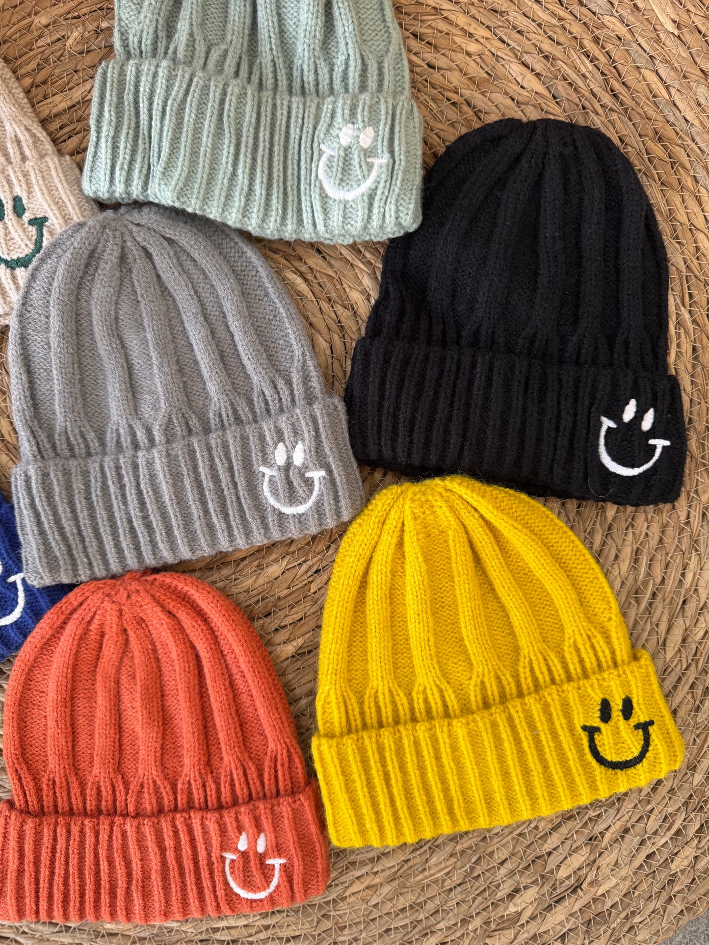 Smiley Knits Beanies for Toddlers
