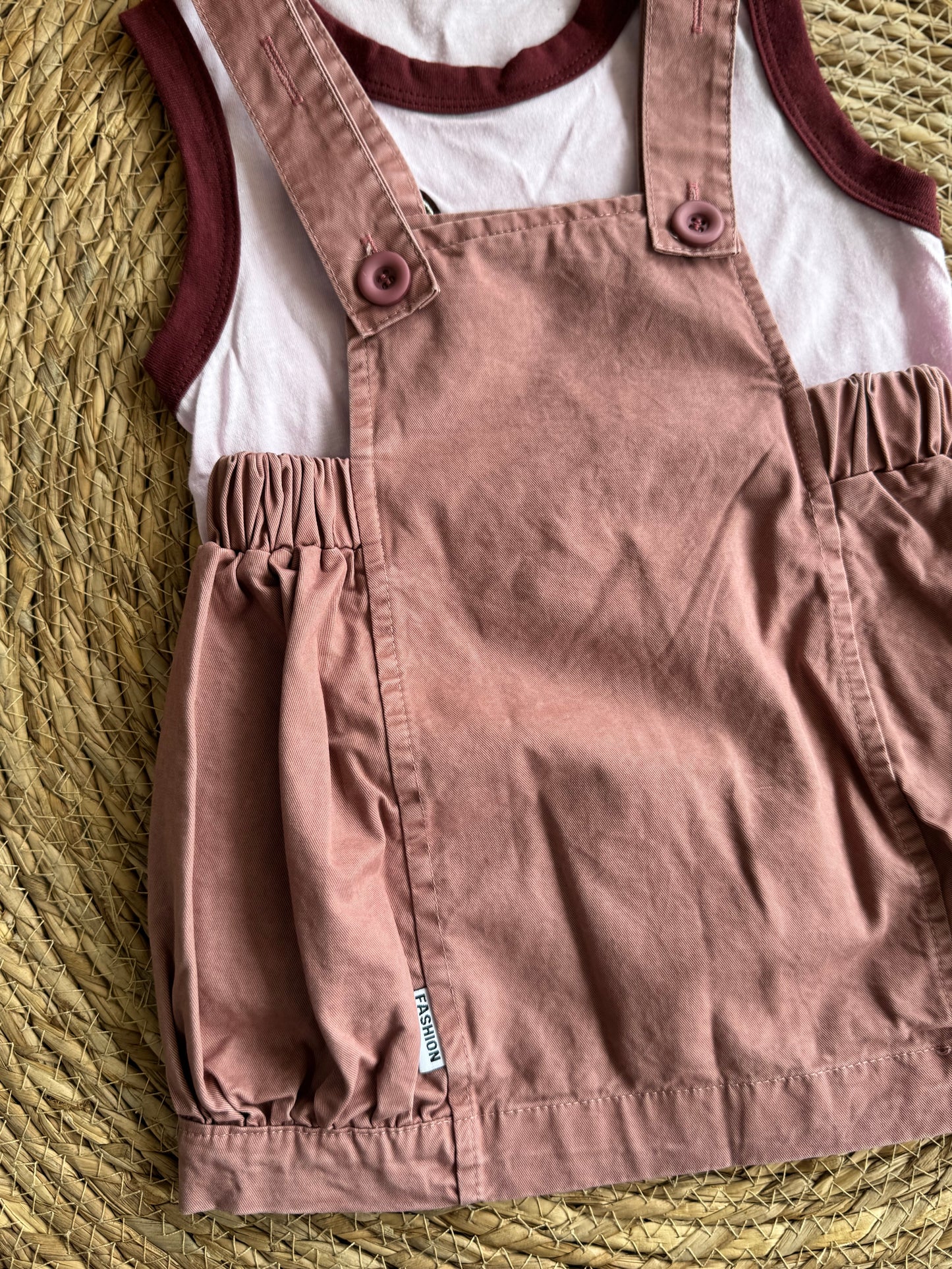 Rose smoke dress set of 2