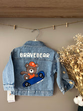 Load image into Gallery viewer, Brave Bear Denim Jacket
