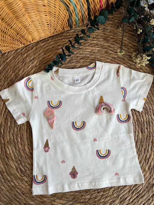 Ice cream T-Shirt-White