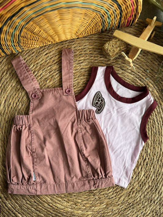 Rose smoke dress set of 2