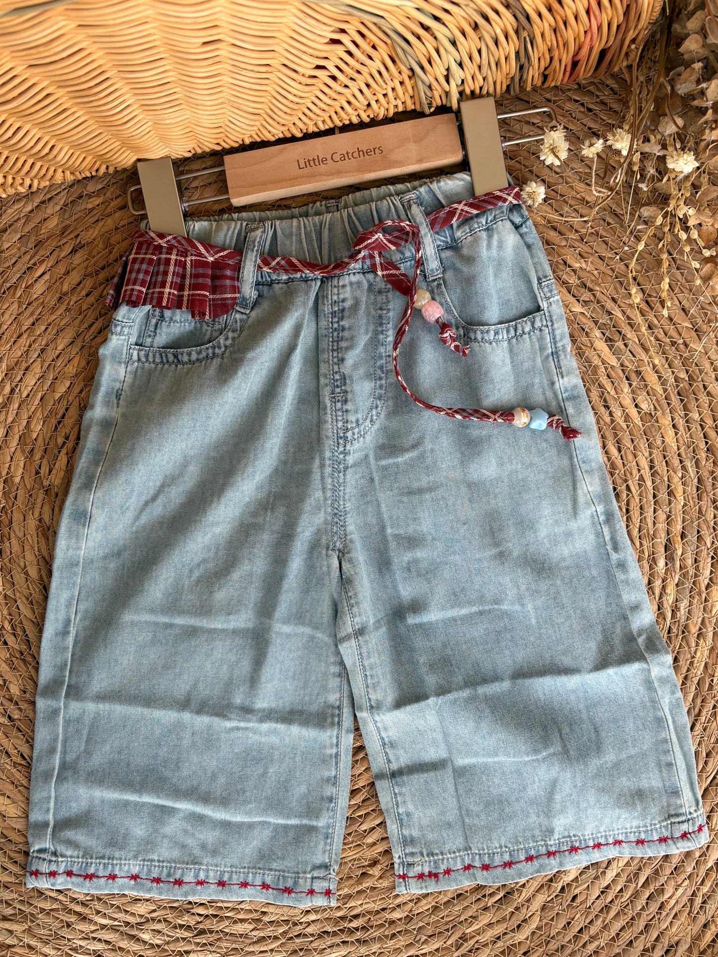 Denim Capri Pants